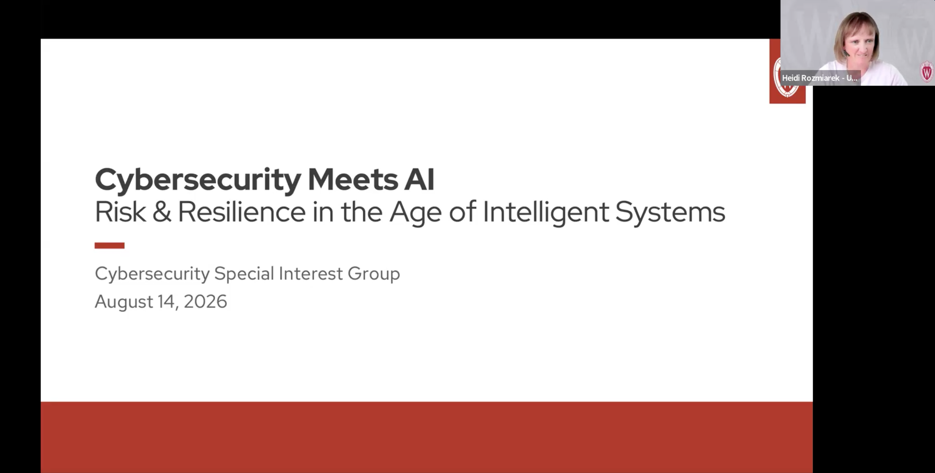 1. Video Session - Cybersecurity Meets AI: Risk & Resilience in the Age of Intelligent Systems thumbnail